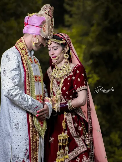 A quiet, emotional moment between the bride and groom. These are the shots that truly capture the depth of feeling on a wedding day.