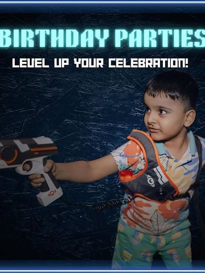 Level up your celebration with a birthday party at Infinity Arcade. It's an experience your child and their friends will be talking about for weeks.