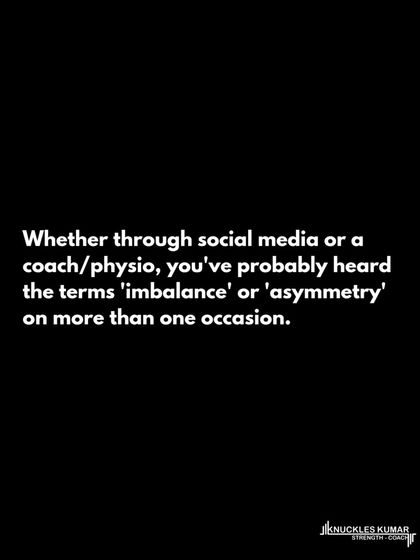 The obsession with "fixing" imbalances is misplaced. Asymmetries are naturally occurring and have no clear link to injury risk or performance in healthy individuals. Focus on getting stronger overall, not on achieving perfect symmetry.