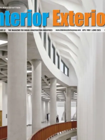 An announcement of my studio being featured in Interior Exterior Magazine.