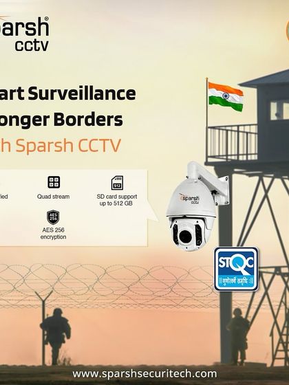 I provide smart surveillance for stronger borders. My ER Certified, STQC-approved solutions feature AES 256 encryption and quad-stream technology to provide advanced protection for high-risk zones and critical areas.