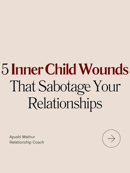 The patterns that sabotage your adult relationships often start as wounds in your childhood. This is a look at the five common inner child wounds, from the fear of abandonment to the feeling of not being good enough. Recognizing your wound is the first step to healing it.
