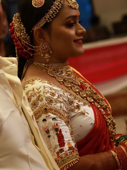 Trendsboutique - Custom Bridal & Festive Wear for Women The Bride's Story: Themed Embroidery Blouses photo 5