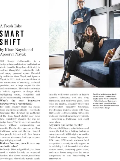 We were thrilled to be featured in Living Etc, where we discussed our approach to blending thoughtful design with smart technology. We believe homes should be as intelligent as they are beautiful.
