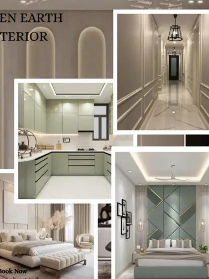 Another collage of our work, showing our versatility in creating different styles and moods. Book a free consultation to discuss your dream home.