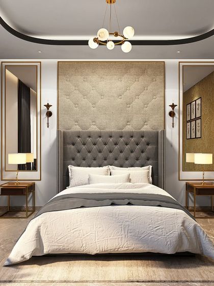 Houzlook - Full Home Interior Design & Turnkey Execution Serene & Stylish Bedrooms photo 21