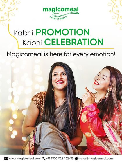 Kabhi promotion, kabhi celebration, I am here for every emotion. This image captures the joy of two colleagues, showing that I am the go-to choice for all office festivities.