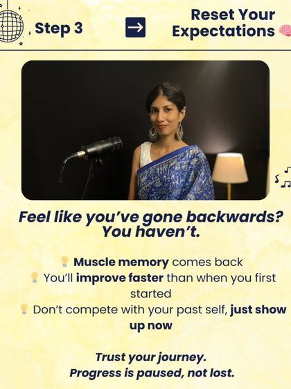 Step 3 of restarting: Reset your expectations. You haven't gone backwards; muscle memory comes back fast. Don't compete with your past self.