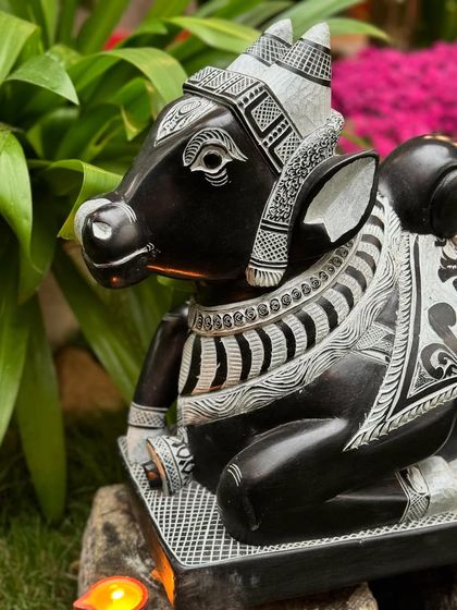 Greenhouse - Handcrafted Stone Sculpture & Decor Guardians of Grace: Nandi Sculptures photo 4