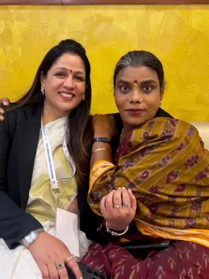 With the incredible Shree Gauri Sawant, a transgender activist and the petitioner in the landmark NALSA vs. Union of India case. A true superwoman.
