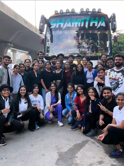 Our group posing with our ride for the day. We arrange all the transportation, so all you need to do is show up.