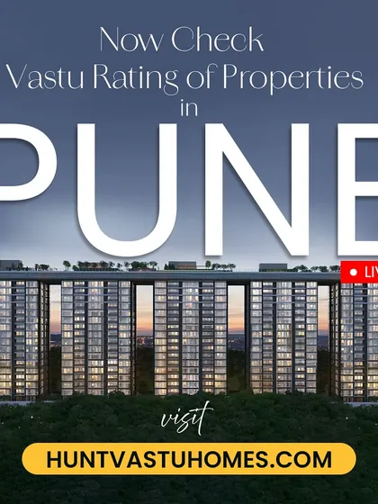 For all my friends in Pune, I am happy to share that we are now listing Vastu-analyzed projects in your city. You can now check the Vastu compliance rating of listed apartments before you decide to rent or buy. Remember, jitni acchi rating, utna accha Vastu.