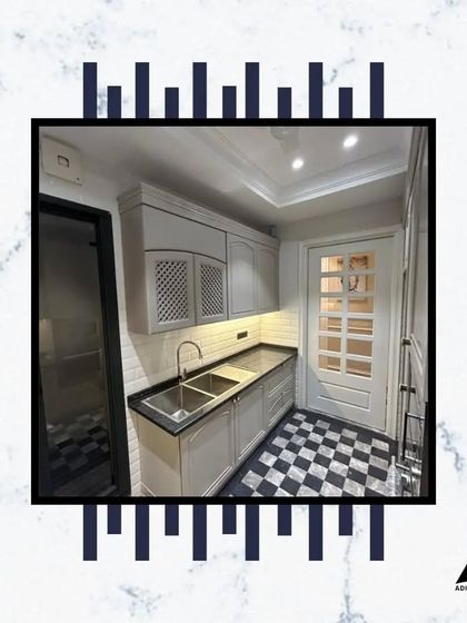 This view shows the thoughtful layout of our kitchen, with the sink, stove, and storage all within easy reach, making it a highly functional workspace.