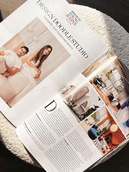 A beautiful shot of our A+D Young Icons feature in print. We feel truly blessed and inspired to keep creating.