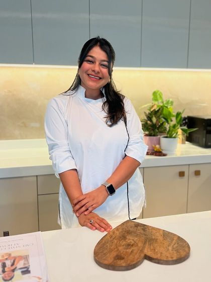 Ready to start another online coffee workshop from my studio kitchen. I love connecting with people from all over through these sessions.