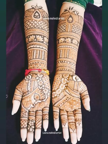 Intricate Bridal Mehndi photo 8