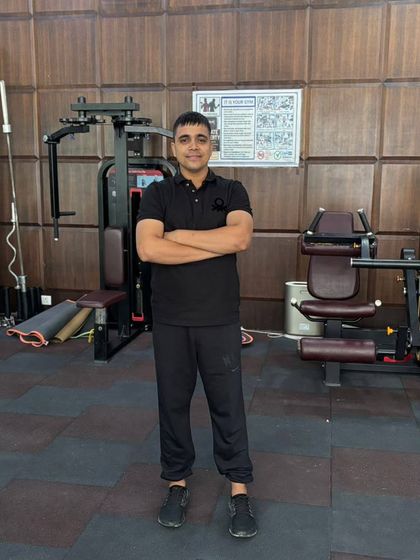 A full view of one of the gyms where I train clients.