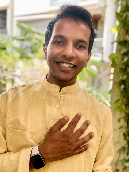 A personal photo from the Varamahalakshmi festival. I believe the colors we wear can influence our mind and mood.