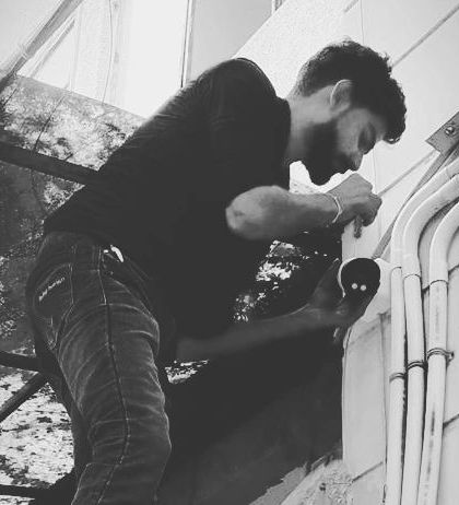 Our team handles every part of the installation process, from mounting the camera to running the wires neatly.