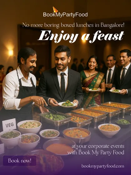 Say goodbye to boring boxed lunches. I create a full feast for your corporate events, offering a wide variety of vegetarian dishes served in a professional buffet setup. It’s about turning a simple meal into a highlight of the day.