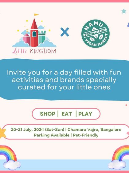 An invitation to a day filled with fun activities and curated brands, held in partnership with Namu Recommends Vegan Market.