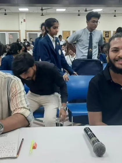At the judge's table during an inter-school fest. Listening to these young performers, I see the bright future of Indian music. My classes are open to anyone with a passion to learn.