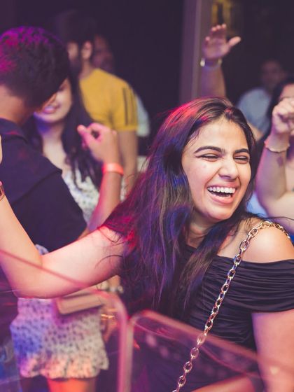 More happy faces from the dance floor at Happy Brew.