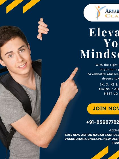 Elevate your mindset. With the right mindset and our guidance, anything is possible. This is where dreams take flight for students preparing for JEE, NEET, and CUET.