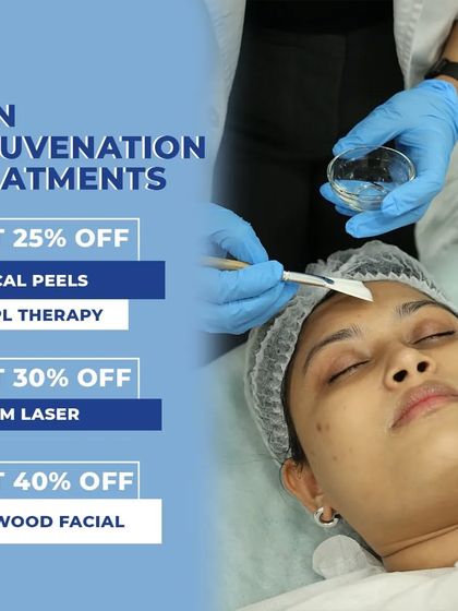 Our skin rejuvenation treatments are on offer this October. Choose from Chemical Peels, SSR/IPL Therapy, Tribeam Laser, or our Hollywood Facial to get your festive glow.