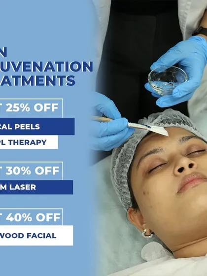 Our skin rejuvenation treatments are on offer this October. Choose from Chemical Peels, SSR/IPL Therapy, Tribeam Laser, or our Hollywood Facial to get your festive glow.