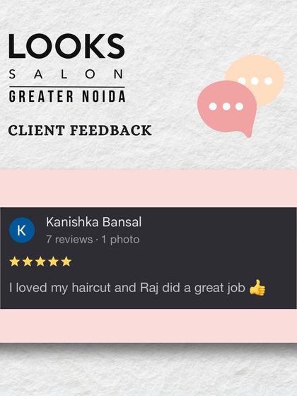 "I loved my haircut and Raj did a great job." Simple and sweet feedback that we love to receive.