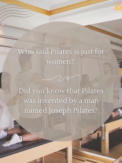 Did you know Pilates was invented by a man? This is Joseph Pilates himself, demonstrating the power and athleticism of his method. It was designed for strength, not just for flexibility.