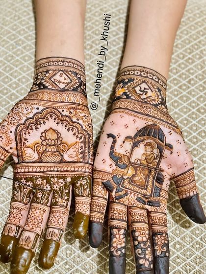 Khushi Jain - Professional Mehendi Artistry Divine Artistry: Spiritual & Festive Mehendi photo 7