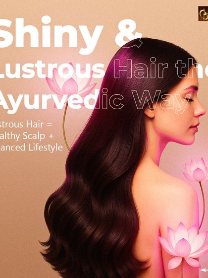 Lustrous hair is a sign of a healthy scalp and a balanced lifestyle. Ayurveda focuses on achieving that natural shine not with chemical serums, but by nourishing the body from the inside out.