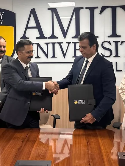 I am signing a Memorandum of Understanding with Amity University. This partnership provides scholarships from 25% to 100% for our meritorious karate players, ensuring they can pursue higher education while building their athletic careers.