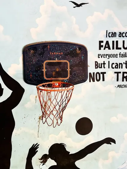 "I can accept failure, but I can't accept not trying." This quote from Michael Jordan is a core part of our philosophy. Effort is the real flex, and we encourage our players to always give their best.