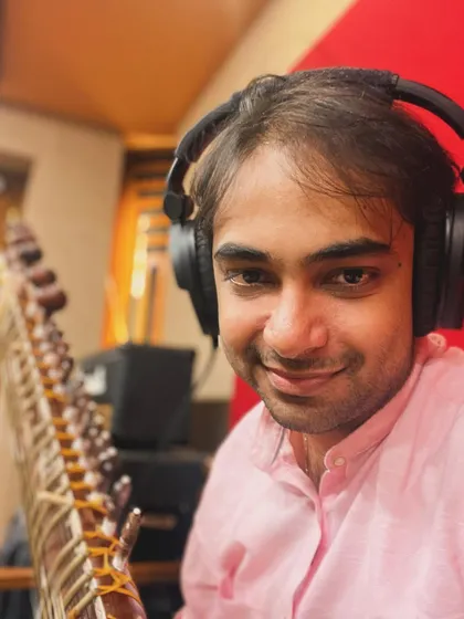 A selfie break while recording for a new project. Wearing headphones and being completely focused on the music is my favorite part of any studio session.