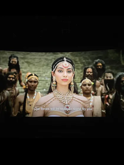 Being a small part of Mani Ratnam’s epic, 'Ponniyin Selvan 2', was an unforgettable experience. This is a still from the film, where the scale of the production and the detailed period costumes and character work were just incredible to be a part of.