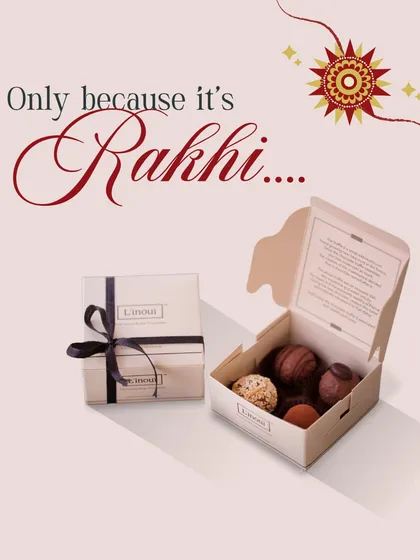 A special gift box of gourmet chocolates, curated just for Rakhi. The bond between siblings is as rich and complex as our chocolates, making this the perfect gift to celebrate your unique connection.