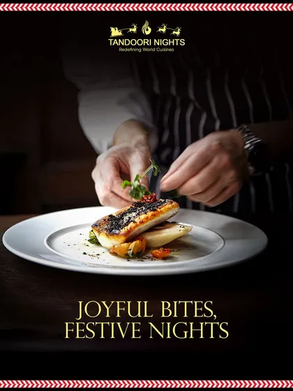 Celebrate the Christmas season with joyful bites and festive nights. Our chefs craft elegant dishes like this pan-seared fish to make your holiday gatherings full of cheer.