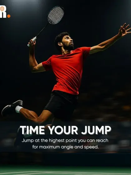 To get the maximum angle and speed on your smash, you need to time your jump perfectly. We teach you how to reach the highest point, turning your smash into a true weapon on the court.