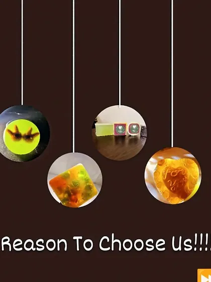 Here are a few reasons to choose us. By supporting my small business, you are choosing handmade quality, natural ingredients, and a lot of love.