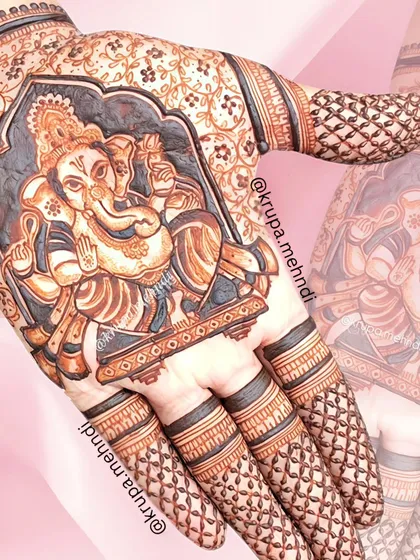 Ganpati Bappa Morya! A detailed portrait of Lord Ganesha for Ganesh Chaturthi. I love creating these spiritual designs that bring festive vibes to life.