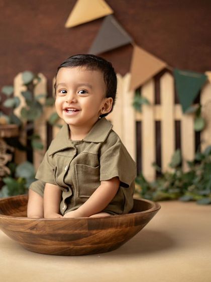 Another shot of our little "range officer" in his rustic setup.