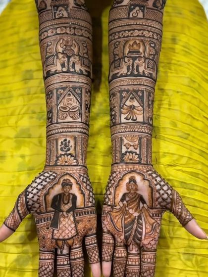 Anand Mehndi Artist - Bridal Mehndi Custom Storytelling & Portraits photo 50