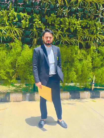 Dressed and ready for court. My goal is to be a powerful voice for the common person facing the complexities of the legal system.