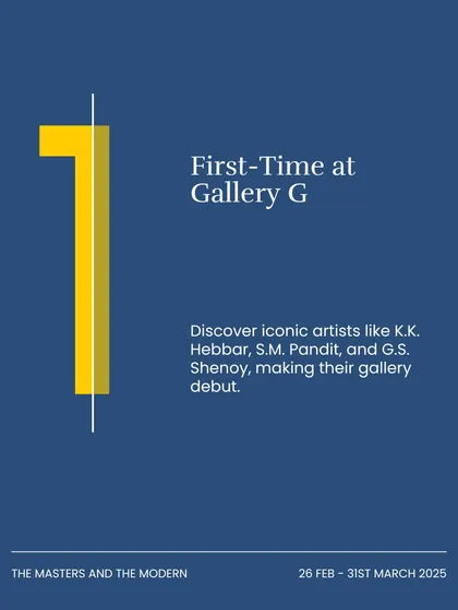 Discover iconic artists like K.K. Hebbar, S.M. Pandit, and G.S. Shenoy, making their gallery debut in 'The Masters and The Modern: South Edition.'