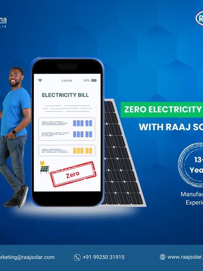 Raaj Solar - Utility-Scale & Industrial Solar Projects Financial & Environmental Benefits photo 5