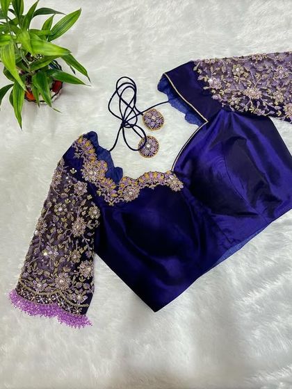 The Glamhouse - Ethnic Wear & Jewellery Rentals Bridal & Heavy Work Blouses photo 8