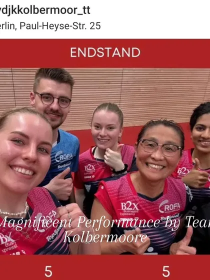 A great performance by Team Kolbermoore in Germany. Swastika is gaining a lot of confidence playing alongside talented European players in the league.